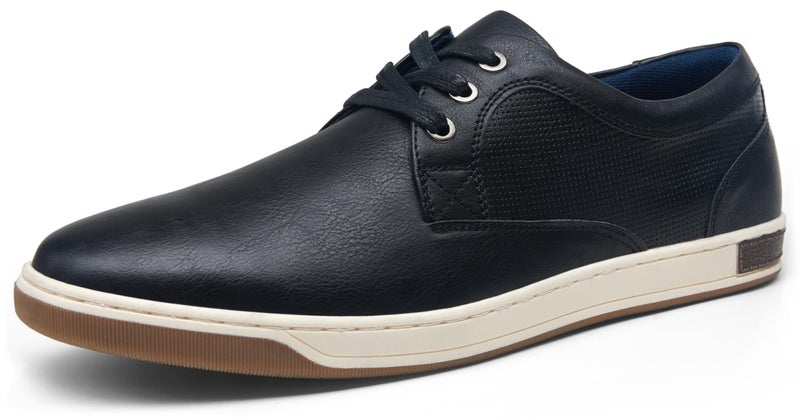 Vostey Men's Fashion Sneakers Black Simple Leisure Style Casual Shoes(B81Q11 Black 9) - Image 1